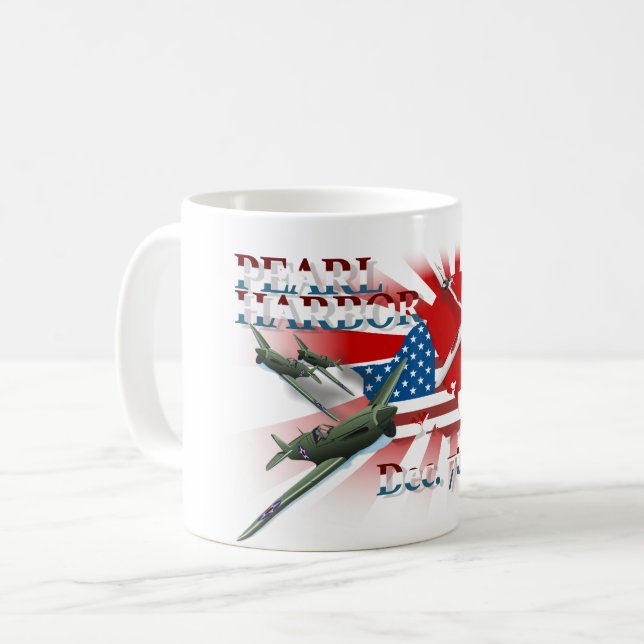 Pearl Habor December 7, 1941 Coffee Mug (Front Left)