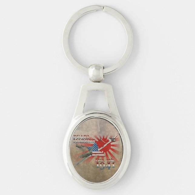 Pearl Habor December 7, 1941 Key Ring (Front)