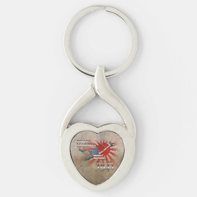Pearl Habor December 7, 1941 Key Ring (Front)