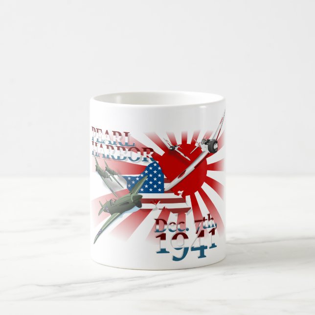 Pearl Habor December 7, 1941 Magic Mug (Center)