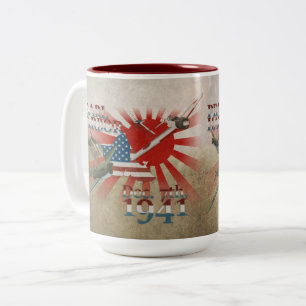Pearl Habor December 7, 1941 Two-Tone Coffee Mug