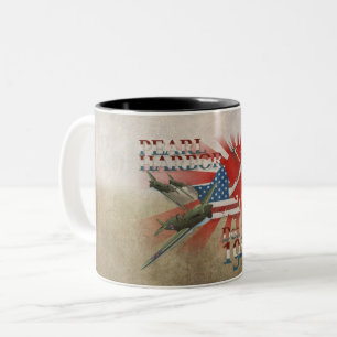 Pearl Habor December 7, 1941 Two-Tone Coffee Mug