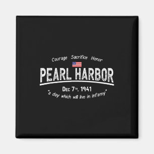 Pearl Harbour Memorial Day Hawaii Usa Flag Day Of Magnet