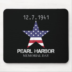 Pearl Harbour Memorial Day Vintage Mouse Pad