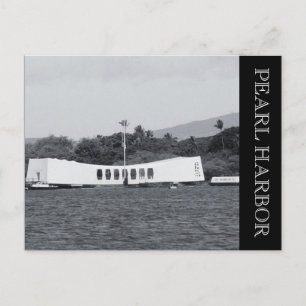 pearl harbour memorial postcard
