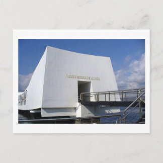 Pearl Harbour Memorial Postcard