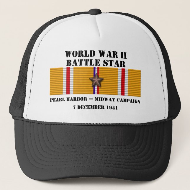Pearl Harbour / Midway Campaign Trucker Hat (Front)