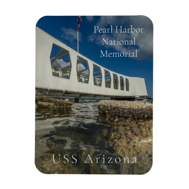Pearl Harbour National Memorial, USS Arizona Magnet (Vertical)