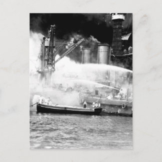 Pearl Harbour, taken by surprise_War image Postcard