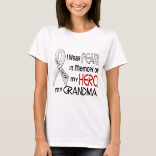 Pearl In Memory Of My Grandma Lung Cancer T-Shirt