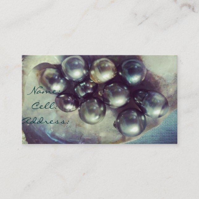 Pearl Luxe Business Card (Front)