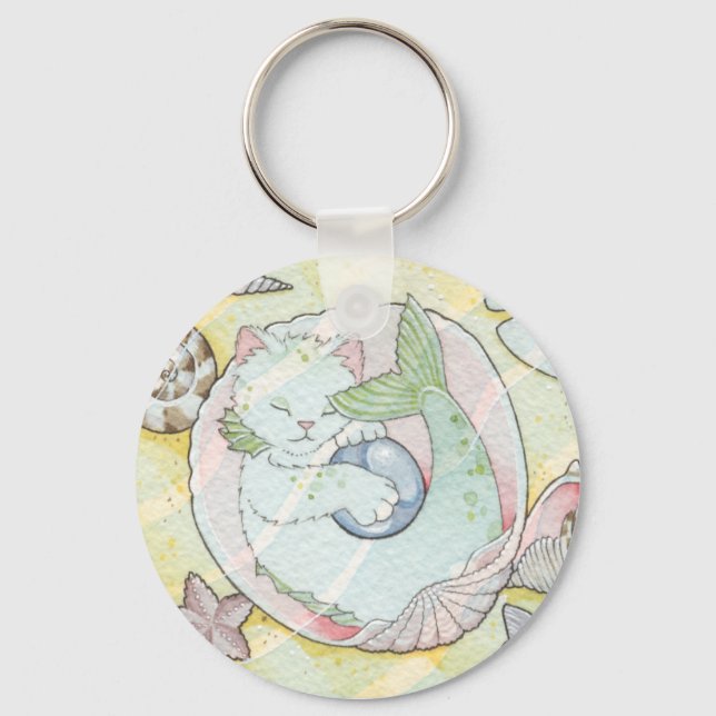 Pearl Mercat keychain (Front)