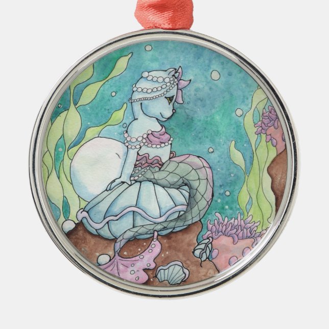 Pearl Metal Ornament (Front)