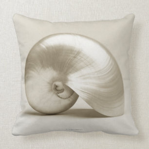 Pearl Nautilus Seashell Cushion