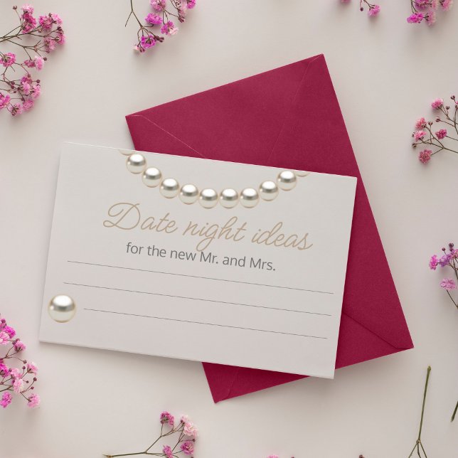 Pearl necklace Date night ideas  Enclosure Card (Creator Uploaded)