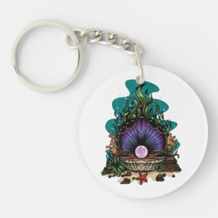 Pearl Of The Sea Key Ring