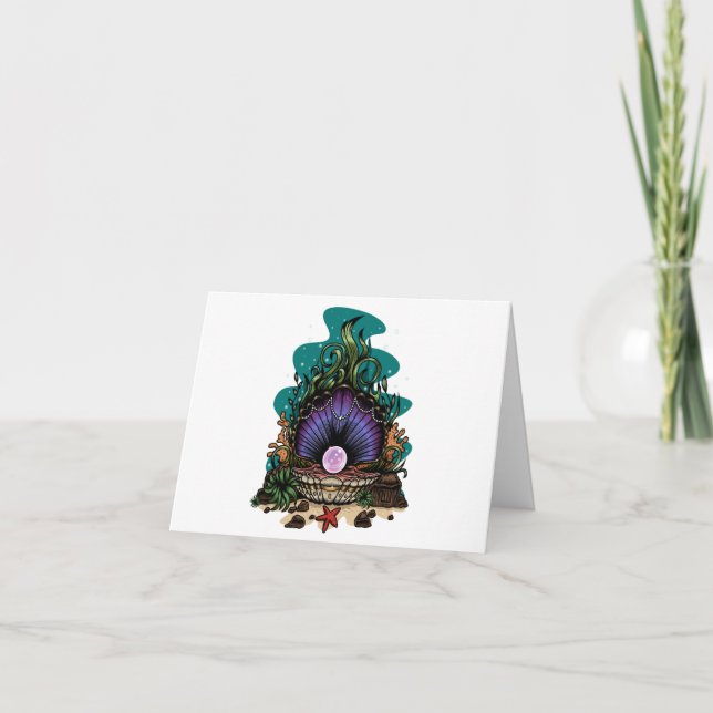 Pearl Of The Sea Note Card (Front)