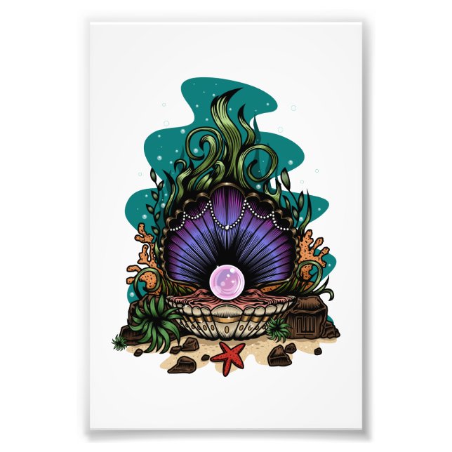 Pearl Of The Sea Photo Print (Front)