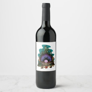 Pearl Of The Sea Wine Label