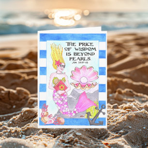 Pearl of Wisdom Personalised Birthday Card