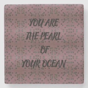 Pearl Of Your Ocean Stone Coaster