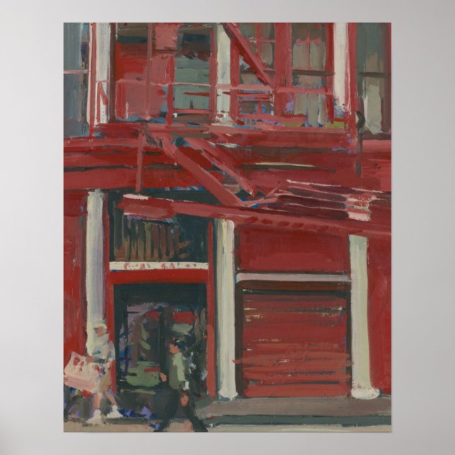 Pearl Paint shop Manhattan Poster (Front)