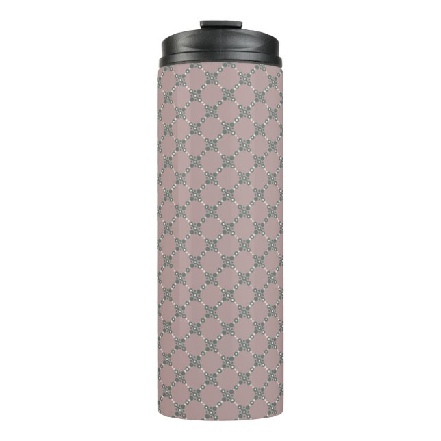 Pearl Pattern Thermal Tumbler (Front)