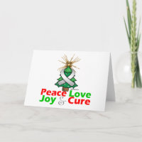 Pearl Ribbon Xmas Peace Love, Joy & Cure