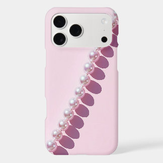Pearl Strand iPhone Case | Pink Coquette