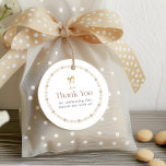 Pearl Thank You Favour Tags<br><div class="desc">Express your gratitude with our exquisite thank you favour tags, designed to complement your Elegant Pearls and Prosecco Bridal Shower Collection. These tags feature delicate watercolor florals and elegant script, adding a touch of sophistication to your favours. Attach them to gifts or party favours to leave a lasting impression of...</div>