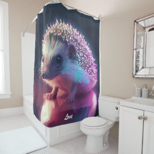 Pearl the Hedgehog Shower Curtain