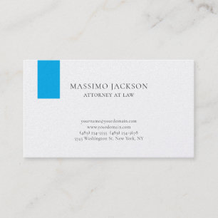 Pearl Unique Attorney at Law Simple Business Card