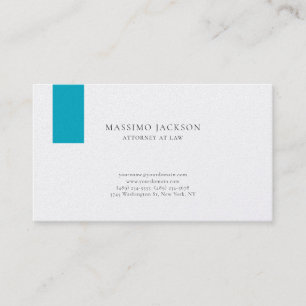 Pearl Unique Attorney at Law Simple Business Card