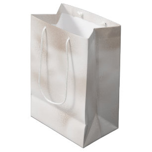 Pearl White Christmas  Medium Gift Bag