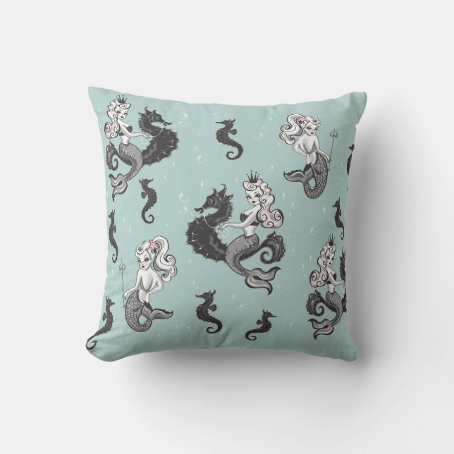 Pearla Mermaid Pillow by Fluff (Front)