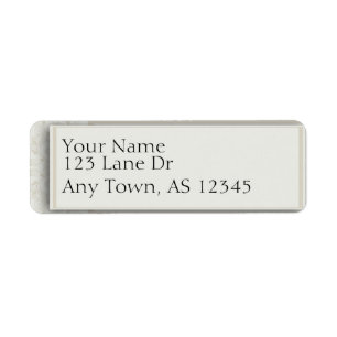 Pearled Stripe and Scroll Heart Return Address Label