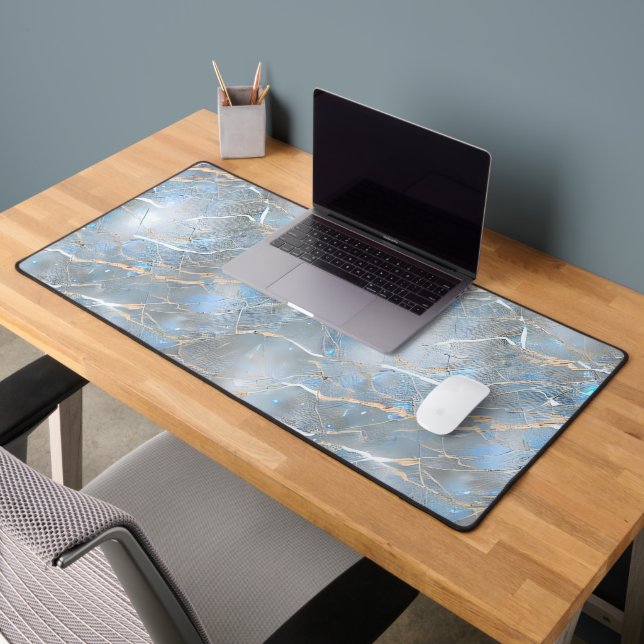 Pearlescent Marble Stone Desk Mat (Office 2)