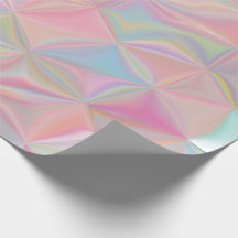Pearlescent Pink Iridescent Wrapping Paper