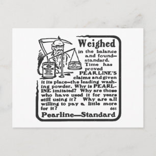 "Pearline Advertisement" Postcard