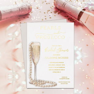 Pearls and Prosecco Bridal Shower Brunch & Bubbly