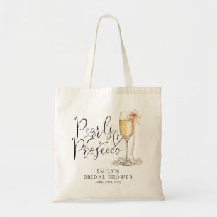 Pearls And Prosecco Bridal Shower Tote Bag
