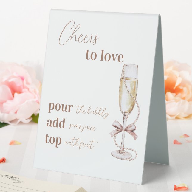 Pearls and Prosecco Cheers to Love Bridal Shower  (In SItu (Wedding))
