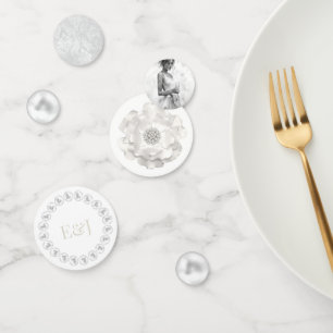 Pearls and Prosecco Personalised Bridal Shower Confetti