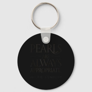 Pearls Are Always Appropriate Clic Pear Womens And Key Ring