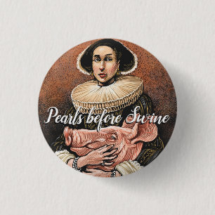 Pearls before Swine Button