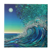 Pearls Beneath the Tide – Surreal Seascape