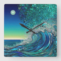 Pearls Beneath the Tide – Surreal Seascape