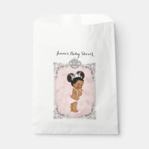 Pearls Diamonds Princess Baby Girl Pink Puffs Favour Bag