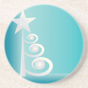 Pearls for Christmas Coaster