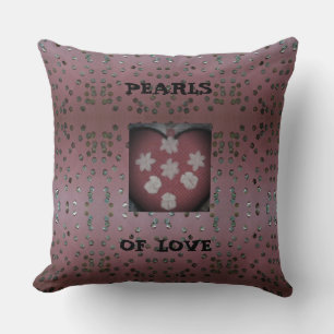 Pearls Of Love Cushion